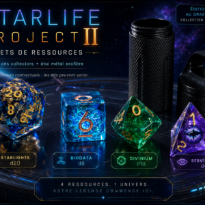 Set de 4 Dés Collectors - STARLIFE PROJECT II